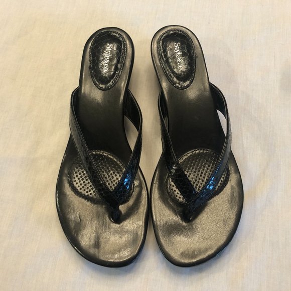 Style & Co. Black Sandals Size 8 - Picture 3 of 10